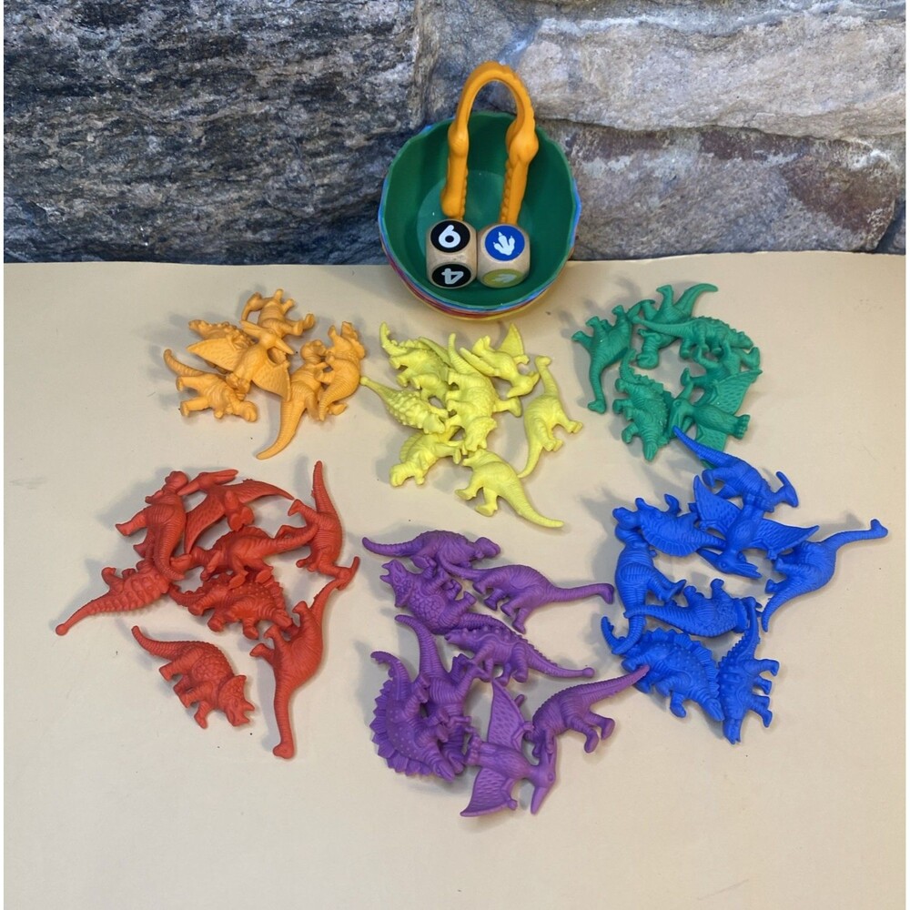 Learning Resources Dinosaur Counters Math Manipulatives Sorting Counting Lot 53